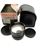 3.0X High Resolution Telephoto Conversion Lens 145-2065 Japan - £19.46 GBP