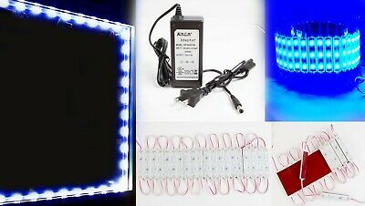 LEDUPDATES 40ft STOREFRONT LED LIGHT Brightest Blue 5730 with UL listed Power