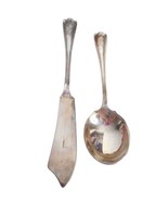 c1919 1847 Rogers Bros XS Triple Cromwell Pattern Butter Knife Spoon Sil... - $8.00