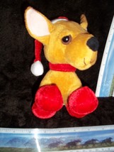 Dan Dee Collector&#39;s Choice Holiday Chihuahua Puppy Dog Plush Santa Hat 7&quot; - £7.98 GBP