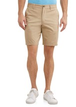 George Men&#39;s Casual Flat Front Shorts Size 44 Stonewash Khaki   9&quot; Insea... - £11.19 GBP
