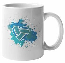 My Heart Belongs To Volleyball. Sports Coffee &amp; Tea Mug For Athlete, Trainer, Di - £15.94 GBP+