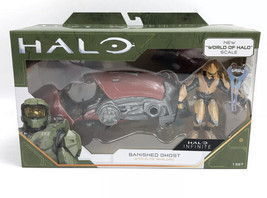 World of HALO Infinite Banished Ghost Elite Warlord Action Fig &amp; Vehicle 2020 - £19.31 GBP