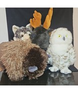 Plush Stuffed Animals Realistic Bison Owl Elk Wolf Wild Republic Aurora ... - €49,10 EUR