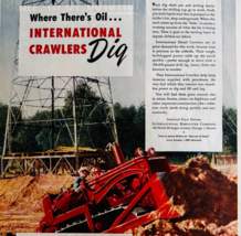 1947 International Crawler Tractors Advertisement Harvester Agriculture ... - €25,75 EUR