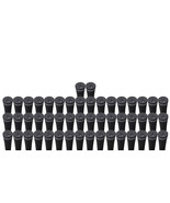 50 pcs New Midsize Golf Grips Tour Pro Velvet Soft NO LOGO All Black Rou... - $187.30 CAD
