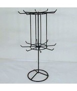 4 SPINNING JEWELRY DISPLAY RACK 16 IN BLACK racks toy NECKLACE BRACELET NEW - $32.57 CAD