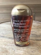 OGX Hydrate &amp; Tone Reviving + Bamboo Radiant Brunette Penetrating Oil, 3.3 Ounce - £32.86 GBP