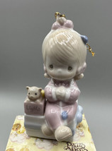 Precious Moments Enesco May Your Christmas Be Delightful Musical #3403082 1984 - £8.97 GBP