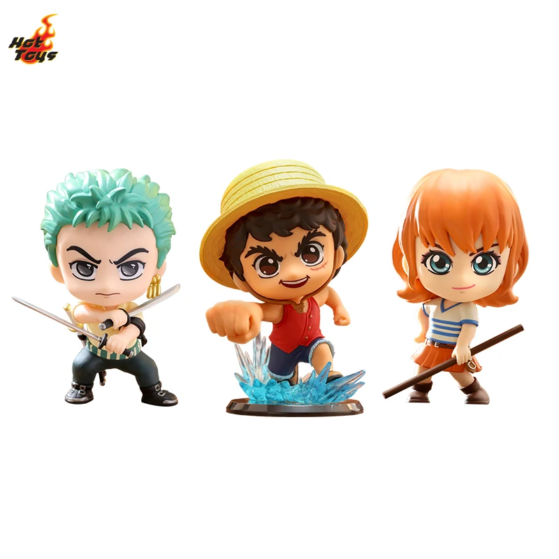 Hot Toys Cosbaby One Piece Luffy Zoro Nami Figure Collectible Toy Gift - £52.36 GBP