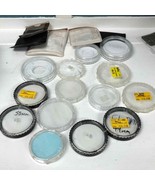 Lot of 14  Bundle Lens Filters cases EMPTY Olympus Hoya Vivitar JAPAN - $67.03 CAD