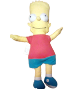 Vtg 30&quot; Bart Simpson 30&quot; Large Plush The Simpsons 2000 - £21.75 GBP