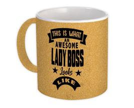 This is What an Awesome LADY BOSS Looks Like : Gift Mug Work Coworker Christmas - £12.56 GBP