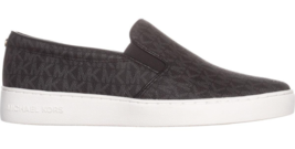 Michael Kors Women&#39;s Keaton Slip-On Black Mini MK Signature Logo Size 11... - $1,575.98 MXN