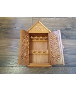 Armenian Home Wooden Key Box with Eternity Symbols, Eternity Key Box - €109,77 EUR