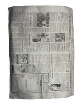 Newspaper Metal Printing Plate Sheet Orlando Sentinel 1980 22&quot; x 30.5&quot; A... - £47.96 GBP