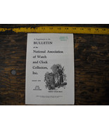 NAWCC Bulletin August 1979 Supplement Council Meeting Notes &amp; Reports - $183.21 MXN