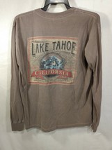 Vintage LAKE TAHOE  Mountain Long Sleeve Shirt Sz Medium  - £16.06 GBP