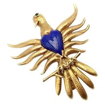 Rare! Tiffany & Co Schlumberger 18k Yellow Gold Lapis Phoenix Brooch Pin... - €8.225,10 EUR Rare! Tiffany & Co Schlumberger 18k Yellow Gold Lapis Phoenix Brooch Pin... - €8.225,10 EUR