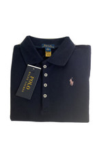 Polo Ralph Lauren Girl&#39;s Short Sleeve Polo Shirt Navy Size 6 - £15.53 GBP