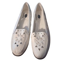 Dr. Scholl&#39;s Women&#39;s Size 8.5 Double Air Pillo Insoles White Leather Loa... - $23.38