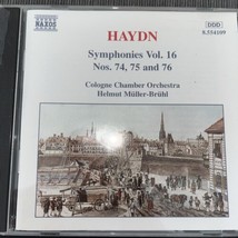 Haydn Symphonies Nos. 74 75 76 CD Cologne Chamber Helmut Muller-Bruhl - £11.19 GBP