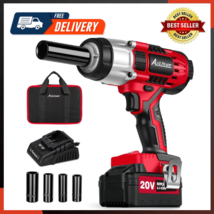 20V MAX Cordless Impact Wrench With 1/2 Inch Chuck, Max Torque 330 Ft-lbs - £86.28 GBP