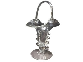c.1950 Heisey Lariat Glass Basket 10&quot; - $84.15