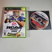 Xbox Video Game Lot of 2 NCAA Football 2005 Top Spin Combo and Burnout R... - $11.70