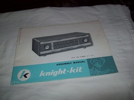 Vintage Original Knight-Kit Assembly Manual Model 83 Y 931 Hi-Fi FM Tuner - £12.55 GBP