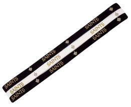 New Orleans Saints Elastic Headbands - Special Order - $530.68 MXN