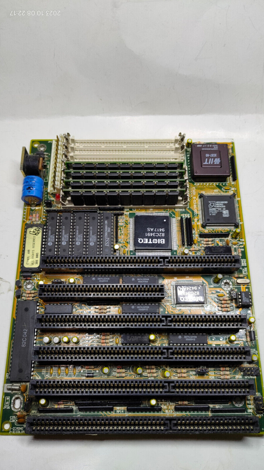Primary image for 386 AT Ali Motherboard AMD 386DX40 & 3C87 FPU + 1 MB RAM