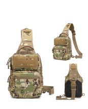 Tactical Sling Bag Big Capacity Oxford Camping Travel Chest Waist Pack M... - $31.99