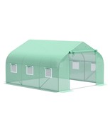 12x10x7ft Walk-in Greenhouse w/ Roll-up Windows - $247.54 CAD