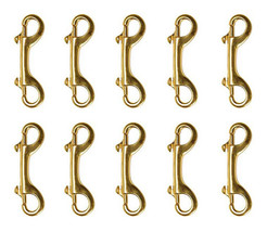 4&quot; Solid Brass Double End Trigger Bolt Snaps for Horse Trailer, Outdoors... - $43.55+