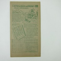 Nabisco Shredded Wheat Straight Arrow Indian Book 4 Card 32 Drum Vintage 1952 - £7.98 GBP