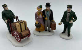 Heritage Village Collections Accessories Holiday Travelers Set of 3 Hand Painted - £13.93 GBP
