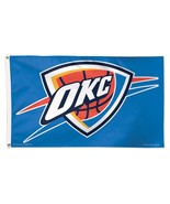 Oklahoma City Thunder 90cmx150cm/3x5FT Deluxe Two-Sided Flag - $380.13 MXN