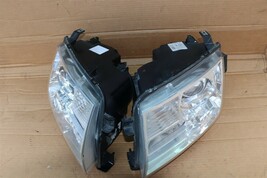 07-10 Lincoln MKX Halogen W/ AFS Headlight Lamp Set L&R  - POLISHED  image 4