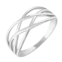 925 Sterling Silver Celtic Knot Thin Band Women&#39;s Ring 5 6 7 8 9 10 11 12 - £27.35 GBP