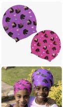 bundle of 4  Swim Cap Set Afro Unicorn perfect solution protect long vol... - $35.63