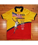 Polo Ralph Lauren Mens&#39; XXL 2XL RLPC Championship Games P Wing AOP POLO ... - $74.35
