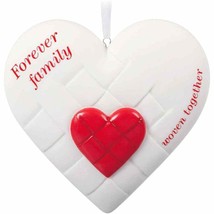 Hallmark Ornament 2020 - Close-Knit Family Heart, Porcelain - $22.43