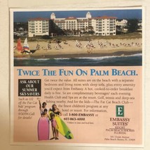 1984 Embassy Suites Palm Beach Shores Florida Vintage Print Ad pa31 - $7.91