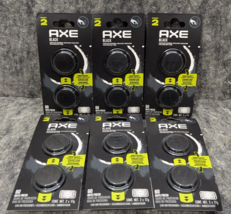 6 New Packs AXE Air Freshener Mini Vent Clip, Odor Eliminator Scent, Black - $14.99