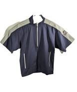 Footjoy Golf 1/4 Zip Pullover Windbreaker Short Sleeve Blue Small Las Se... - $659.52 MXN