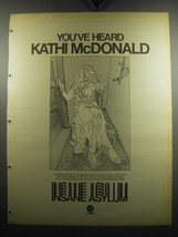 1974 Kathi McDonald Insane Asylum Album Ad - You&#39;ve Heard Kathi McDonald - £14.57 GBP