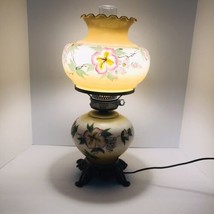 Vintage Hand Painted Gone With The Wind  GWTW Hurricane Parlor Lamp 3 Way *Read - £138.42 GBP