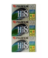 Fujifilm Hi8 P6-120 MP Professional Grade Hi 8 Video Cassette Tape 3-Pac... - $40.32 CAD