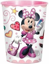 Iconic Minnie Mouse Plastic 16 oz Favor Cup - £1.97 GBP